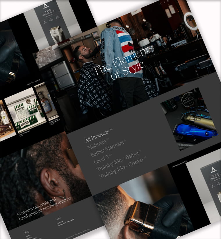 project image of fivestar barber brand